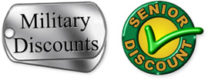 Military & Senior Discounts